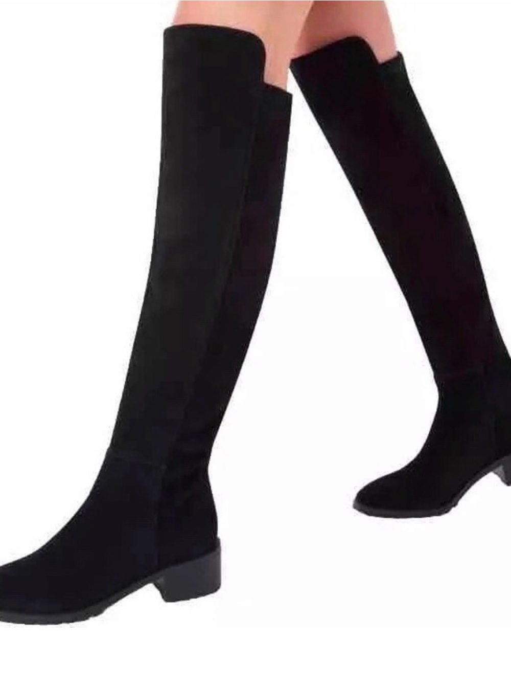 Blondo Velma Waterproof Over The Knee Boots Black Suede - 9M